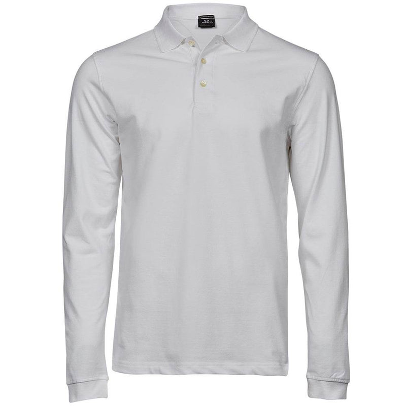 Tee Jays 1406 Luxury Stretch Long Sleeve Polo Shirt - POLO SHIRTS