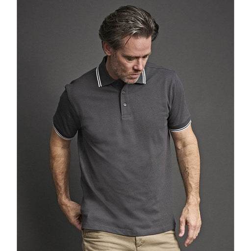 Tee Jays 1407 Luxury Stretch Tipped Polo Shirt - Apparel & Accessories > Clothing > Clothing Tops > Polos POLO SHIRTS