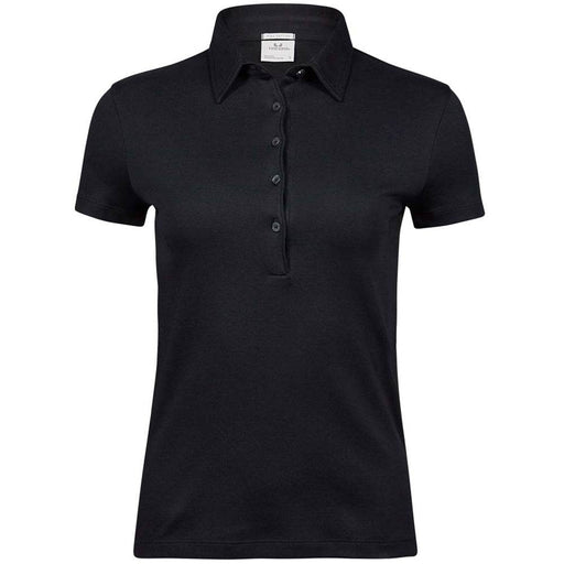 Tee Jays 1441 Ladies Pima Cotton Interlock Polo Shirt - WOMENS T-SHIRTS
