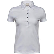 Tee Jays 1441 Ladies Pima Cotton Interlock Polo Shirt - WOMENS T-SHIRTS
