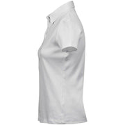 Tee Jays 1441 Ladies Pima Cotton Interlock Polo Shirt - WOMENS T-SHIRTS
