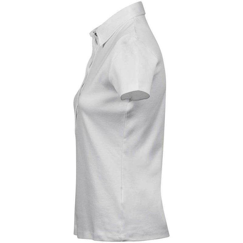 Tee Jays 1441 Ladies Pima Cotton Interlock Polo Shirt - WOMENS T-SHIRTS