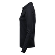 Tee Jays 146 Ladies Luxury Stretch Long Sleeve Polo Shirt - WOMENS T-SHIRTS