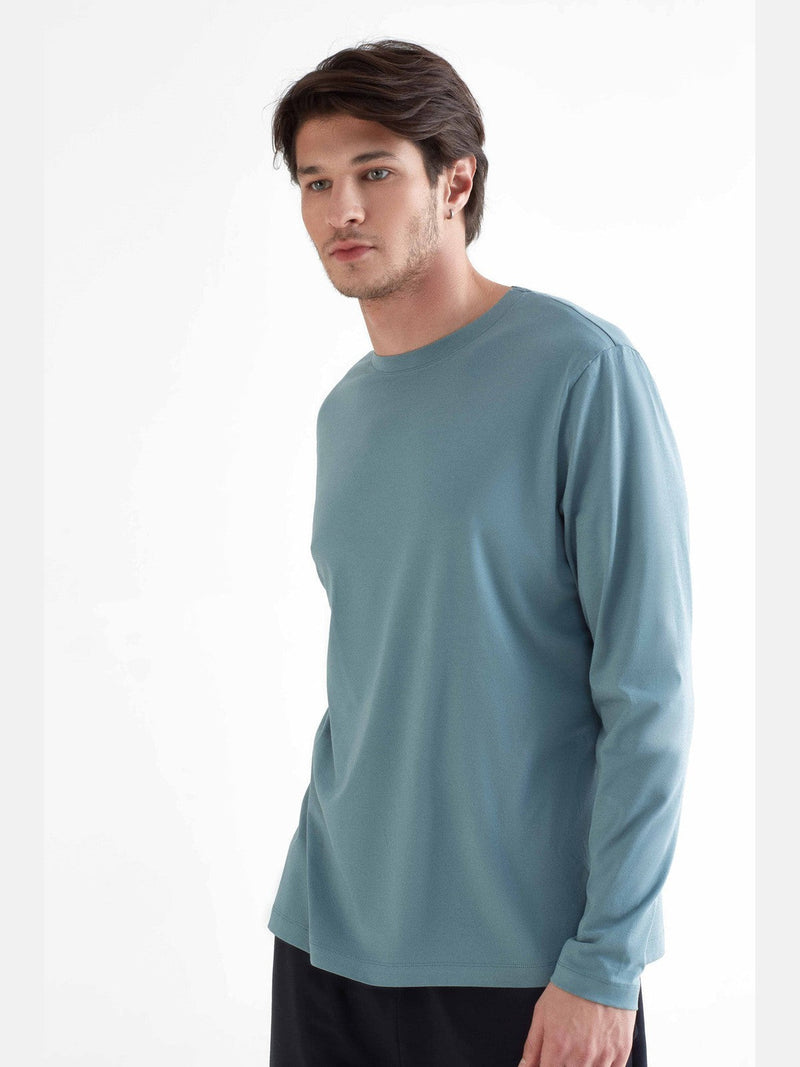 Organic Cotton & Modal Long Sleeve T-shirt: Mens