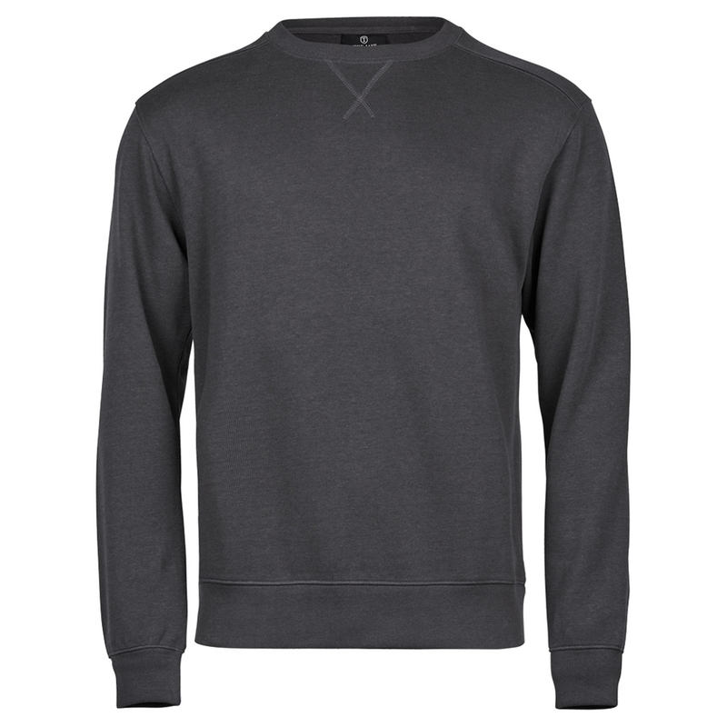 Tee Jays 5504 Ribbed Interlock Crew Neck Sweatshirt - SWEATSHIRTS