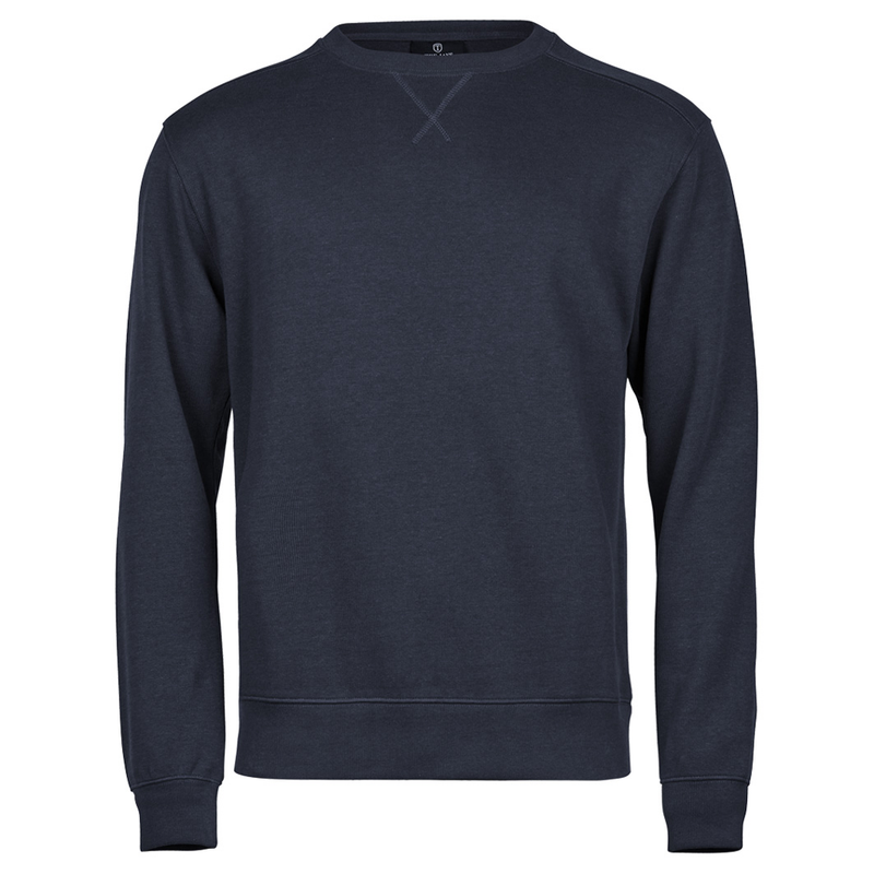 Tee Jays 5504 Ribbed Interlock Crew Neck Sweatshirt - SWEATSHIRTS