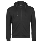 Tee Jays 5508 Ribbed Interlock Hooded Full Zip Sweat - HOODIES