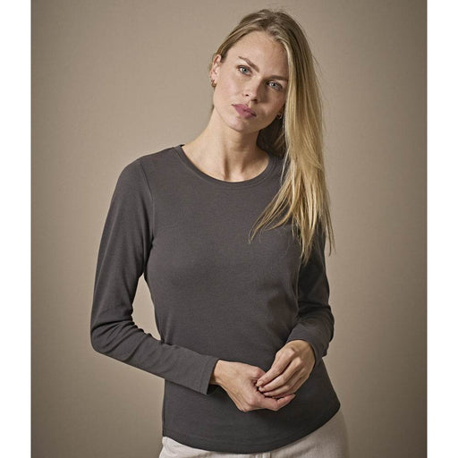 Tee Jays 590 Ladies Long Sleeve Interlock T-Shirt - WOMENS T-SHIRTS