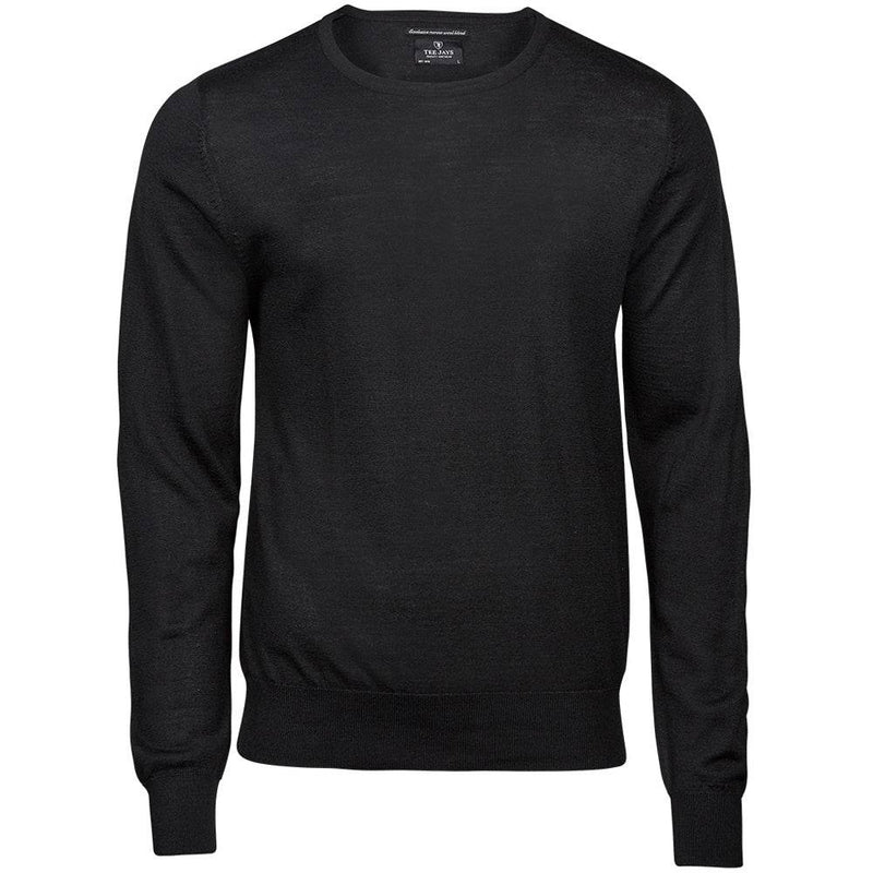Tee Jays 6000 Merino Blend Crew Neck Sweater - SWEATSHIRTS