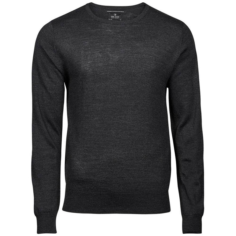 Tee Jays 6000 Merino Blend Crew Neck Sweater - SWEATSHIRTS