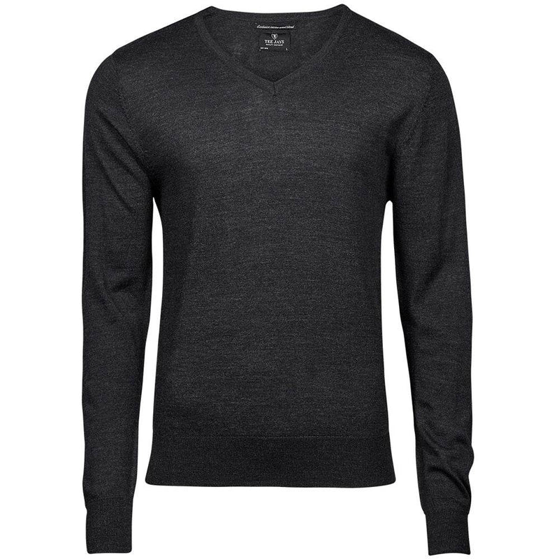 Tee Jays 6001 Merino Blend V Neck Sweater - SWEATSHIRTS