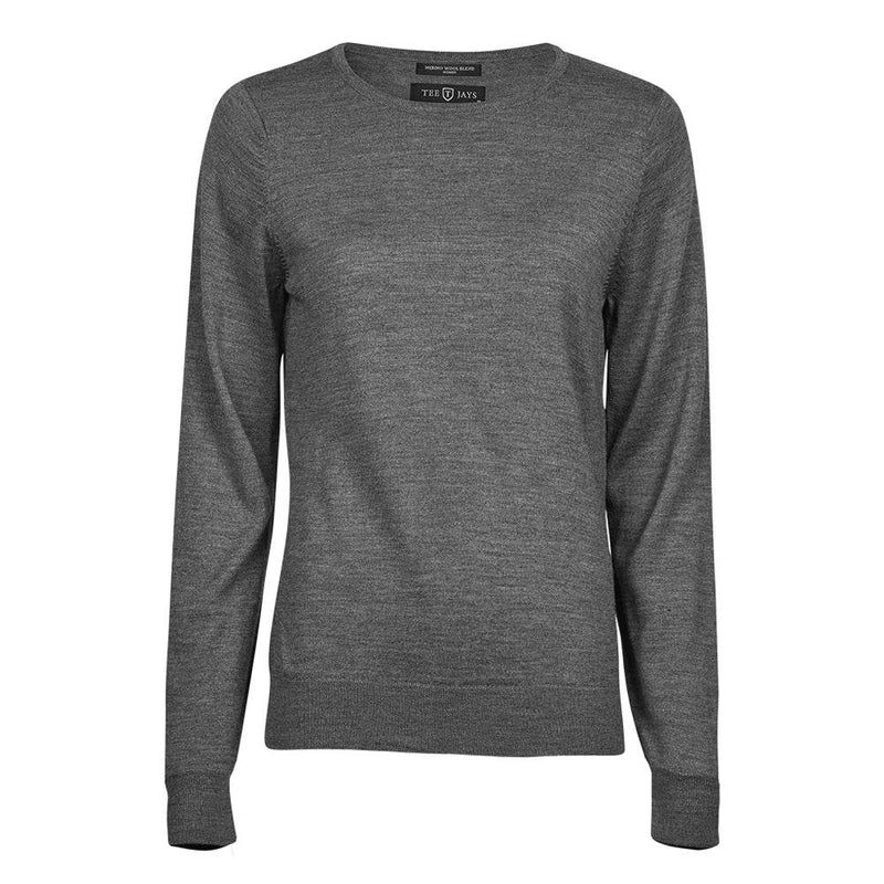 Tee Jays 6006 Ladies Crew Neck Sweater - WOMENS SWEATSHIRTS
