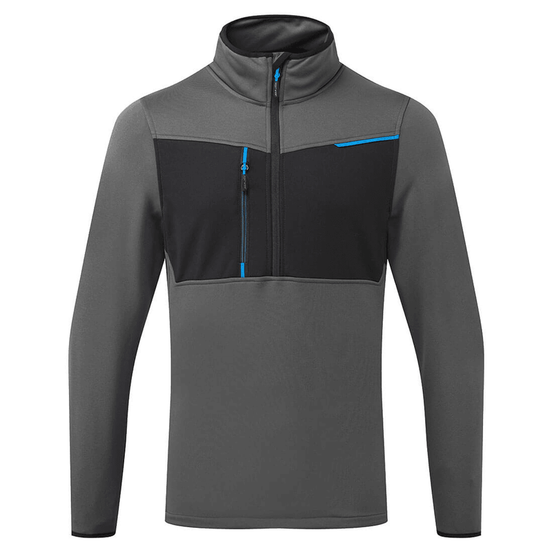 Portwest T755 Half Zip Fleece Sweatshirt Hoodie - FLEECE CLOTHING