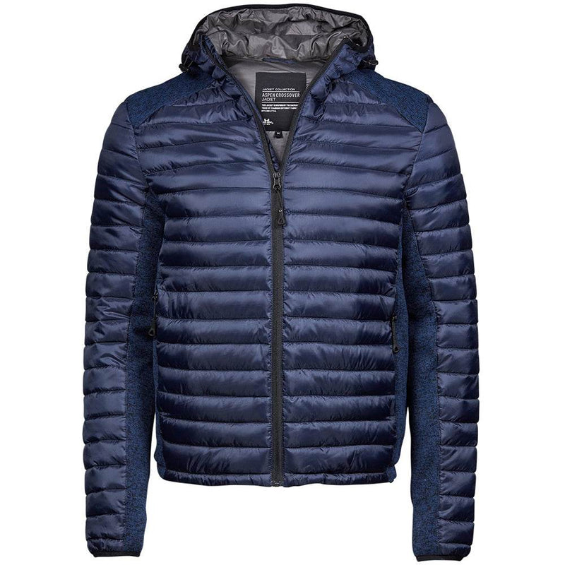 Tee Jays 9610 Crossover Hooded Padded Outdoor Jacket - Apparel & Accessories > Clothing > Outerwear > Coats & Jackets JACKETS & COATS