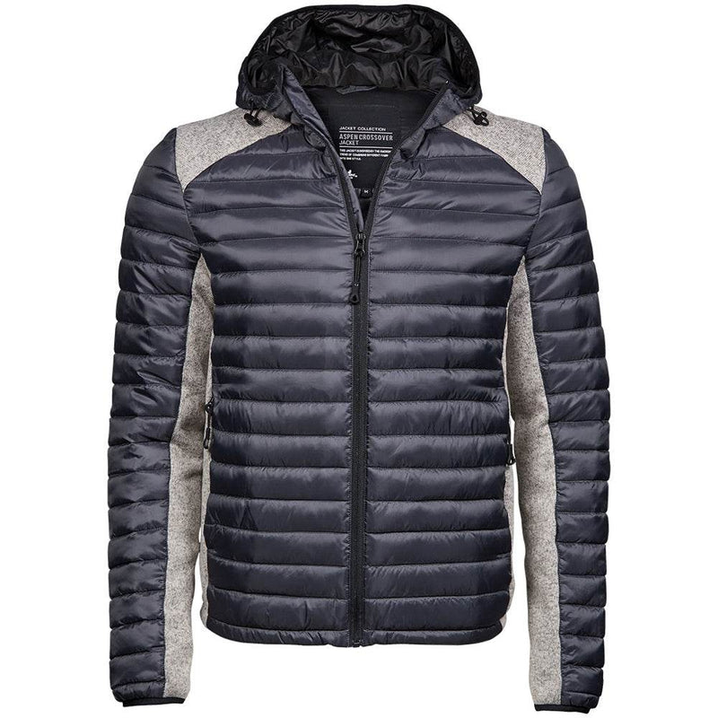 Tee Jays 9610 Crossover Hooded Padded Outdoor Jacket - Apparel & Accessories > Clothing > Outerwear > Coats & Jackets JACKETS & COATS