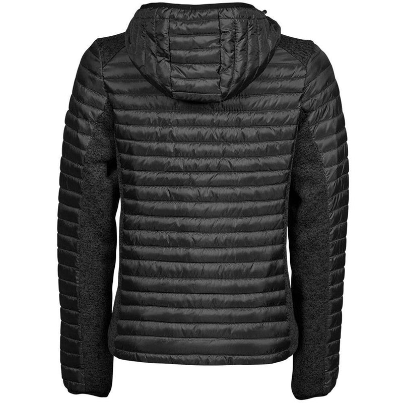Tee Jays 9611 Ladies Crossover Hooded Padded Outdoor Jacket - Apparel & Accessories > Clothing > Outerwear > Coats & Jackets WOMENS JACKETS