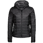 Tee Jays 9611 Ladies Crossover Hooded Padded Outdoor Jacket - Apparel & Accessories > Clothing > Outerwear > Coats & Jackets WOMENS JACKETS