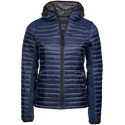 Tee Jays 9611 Ladies Crossover Hooded Padded Outdoor Jacket - Apparel & Accessories > Clothing > Outerwear > Coats & Jackets WOMENS JACKETS