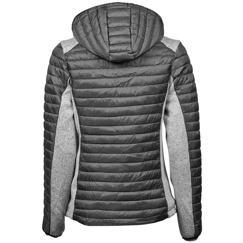 Tee Jays 9611 Ladies Crossover Hooded Padded Outdoor Jacket - Apparel & Accessories > Clothing > Outerwear > Coats & Jackets WOMENS JACKETS