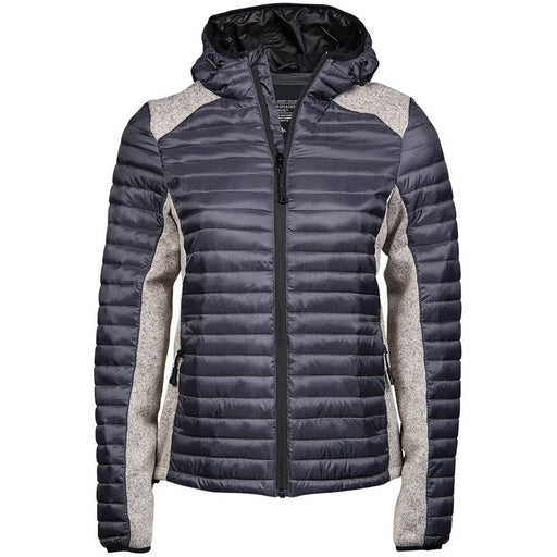 Tee Jays 9611 Ladies Crossover Hooded Padded Outdoor Jacket - Apparel & Accessories > Clothing > Outerwear > Coats & Jackets WOMENS JACKETS