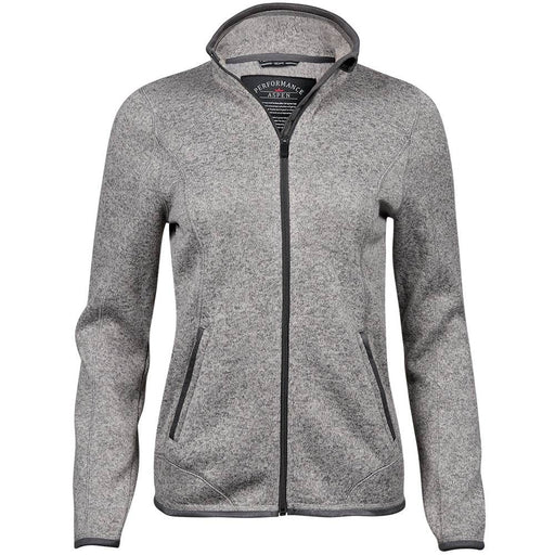 Tee Jays 9616 Ladies Knitted Outdoor Fleece Jacket - Apparel & Accessories > Clothing > Outerwear > Coats & Jackets WOMENS JACKETS