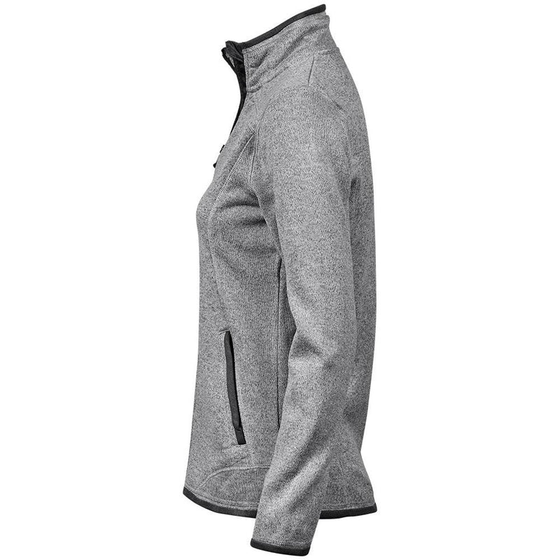 Tee Jays 9616 Ladies Knitted Outdoor Fleece Jacket - Apparel & Accessories > Clothing > Outerwear > Coats & Jackets WOMENS JACKETS