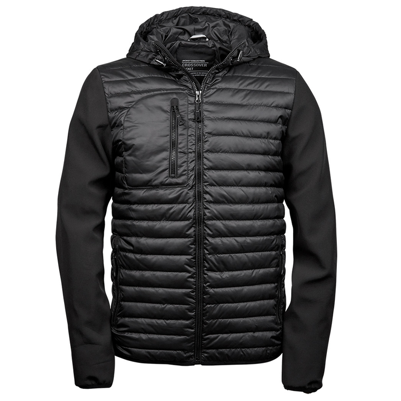 Tee Jays 9628 Hooded Crossover Jacket - JACKETS & COATS