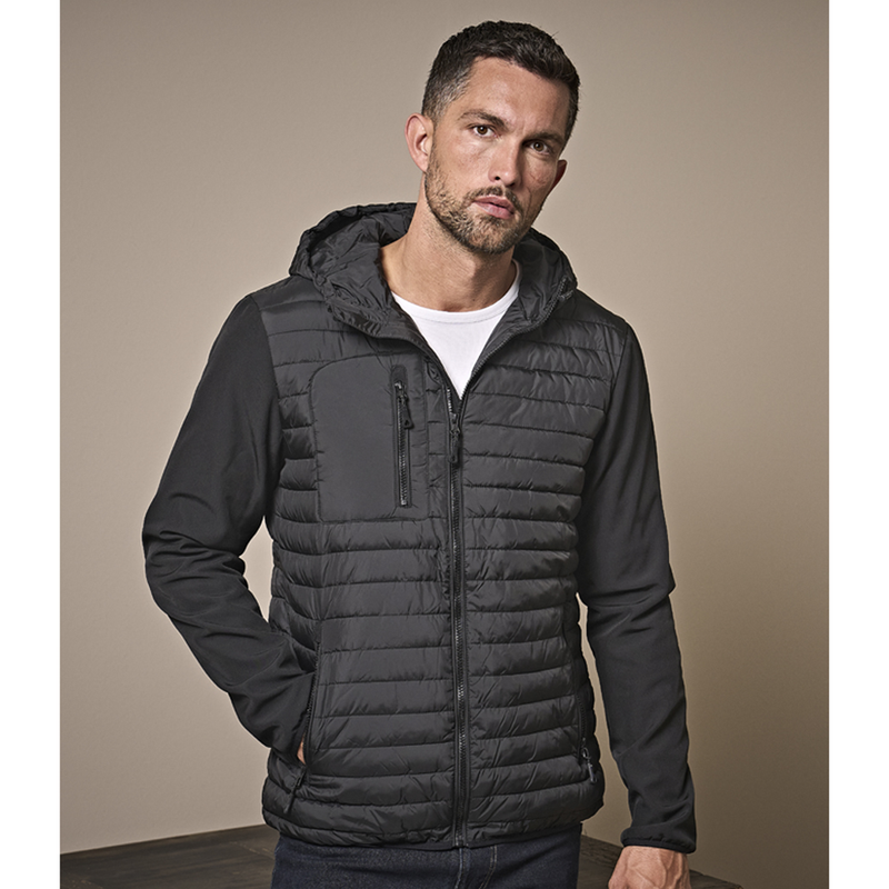 Tee Jays 9628 Hooded Crossover Jacket - JACKETS & COATS