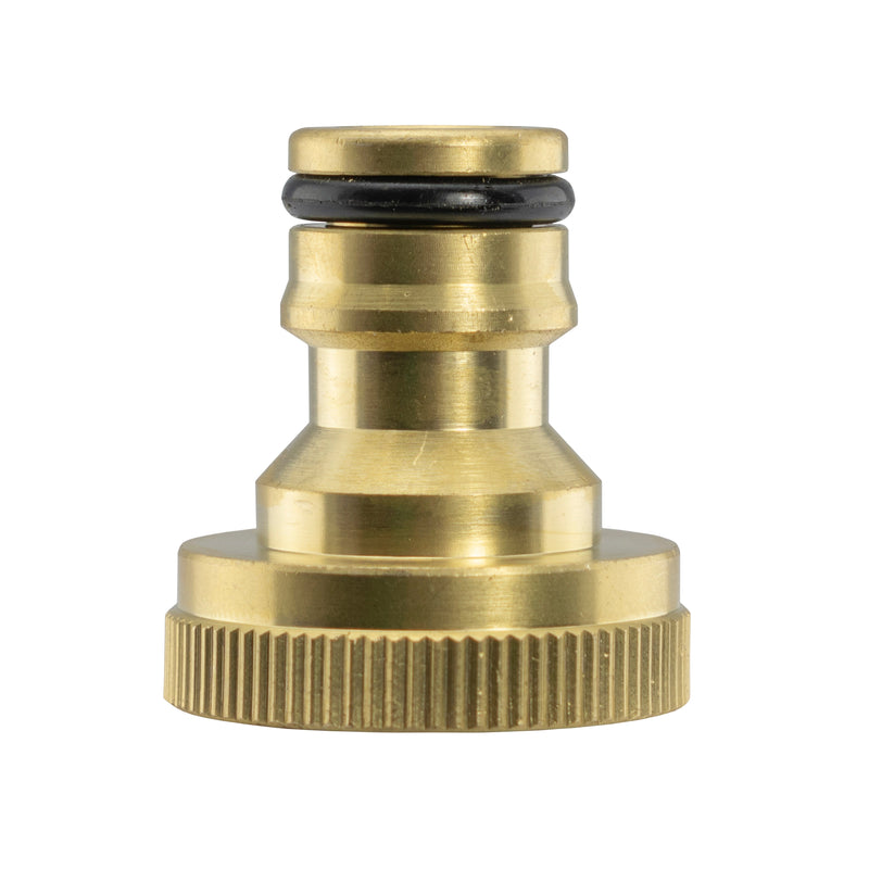 Tap Connector Snap-On Male - 1" BSPF Brass - Home & Garden > Lawn & Garden Garden watering