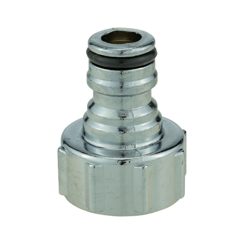 Tap Connector Snap On Male - 3/4" BSPF Metal Chrome - Home & Garden > Lawn & Garden > Watering & Irrigation > Garden Hose Fittings & Valves > Garden Hose Fittings Garden watering