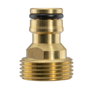 Tap Connector Snap-On Male - 3/4" BSPM Brass - Home & Garden > Lawn & Garden Garden watering