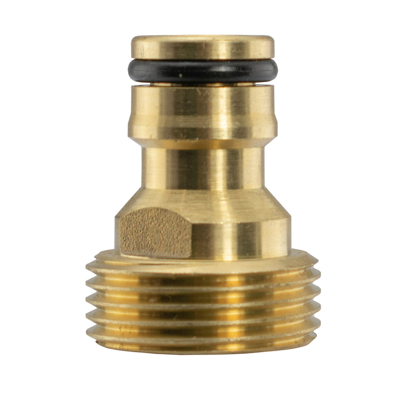 Tap Connector Snap-On Male - 3/4" BSPM Brass - Home & Garden > Lawn & Garden Garden watering