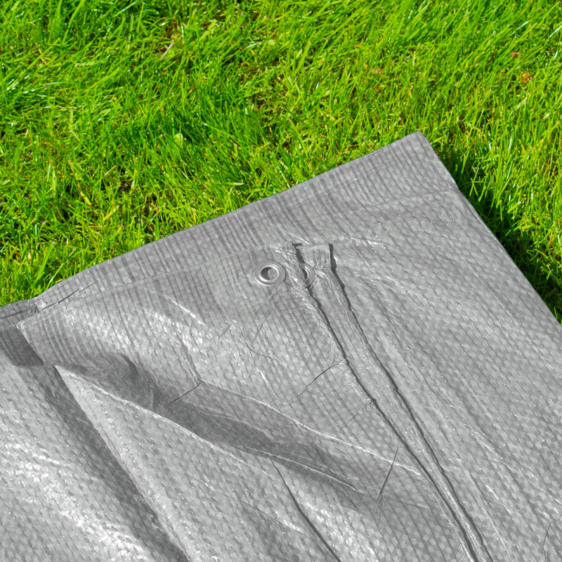 Gray S-Grade Tarpaulin 1.5m x 2m - Hardware > Hardware Accessories > Tarps Tarpaulins