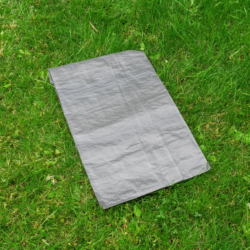 Gray S-Grade Tarpaulin 2m x 4m - Hardware > Hardware Accessories > Tarps Tarpaulins