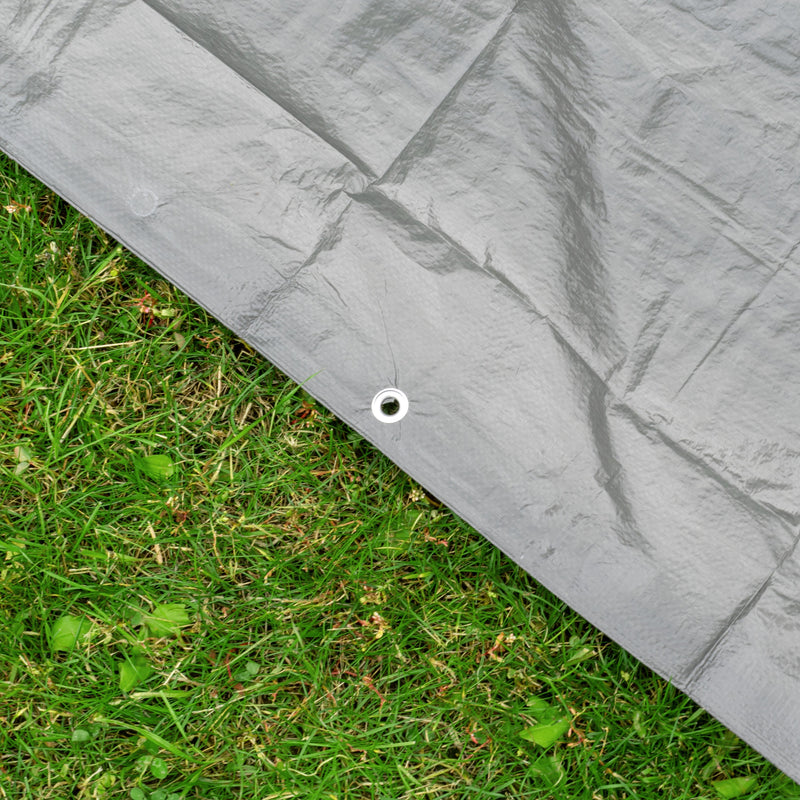 Gray S-Grade Tarpaulin 2m x 4m - Hardware > Hardware Accessories > Tarps Tarpaulins