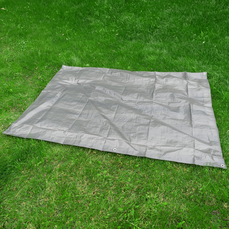 Gray S-Grade Tarpaulin 1.5m x 2m - Hardware > Hardware Accessories > Tarps Tarpaulins