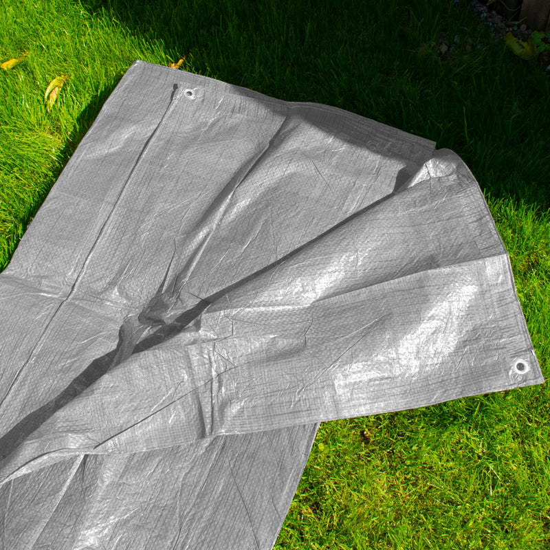 Gray S-Grade Tarpaulin 1.5m x 2m - Hardware > Hardware Accessories > Tarps Tarpaulins