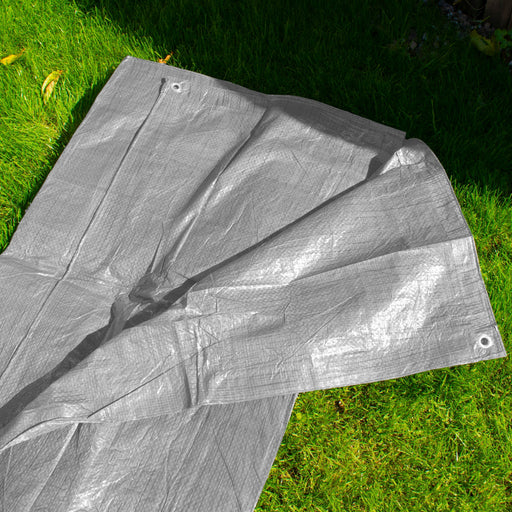 Gray S-Grade Tarpaulin 2m x 4m - Hardware > Hardware Accessories > Tarps Tarpaulins