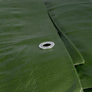 Green/Brown L-Grade Tarpaulin 6m x 10m
