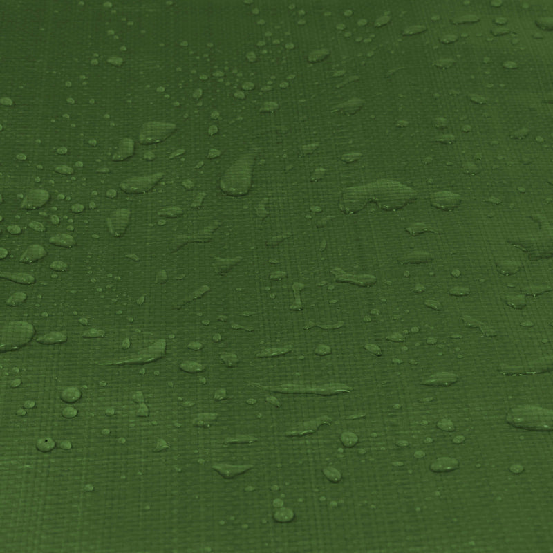 Green/Brown L-Grade Tarpaulin 6m x 10m