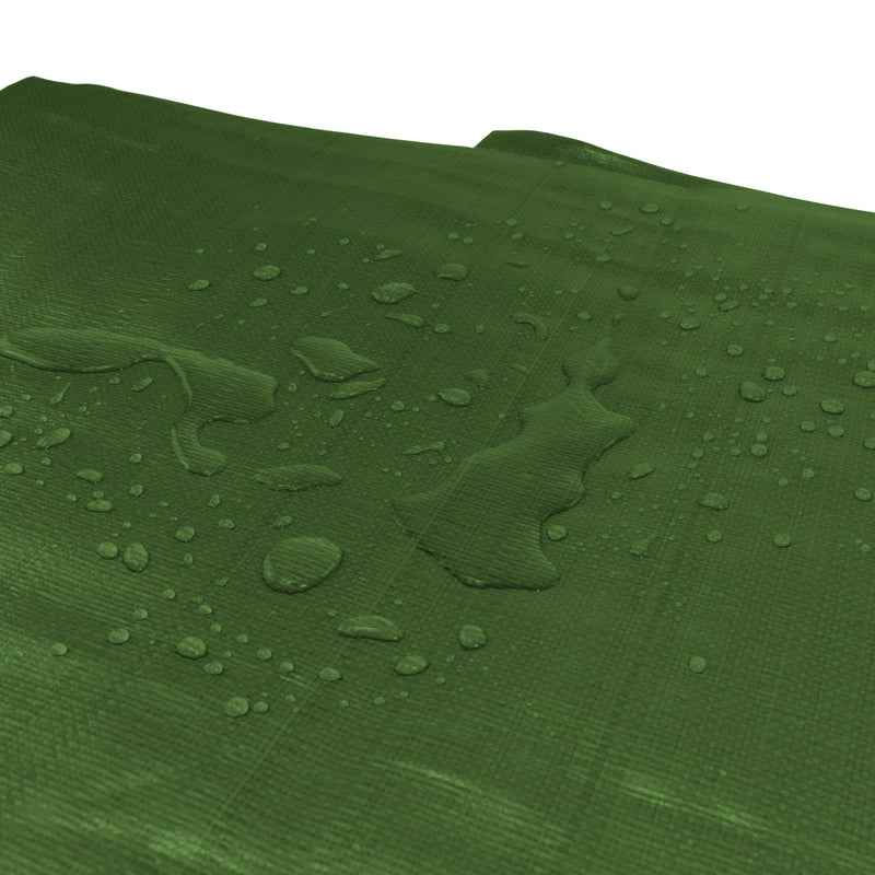Green/Brown L-Grade Tarpaulin 6m x 10m