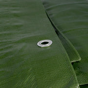 Green/Brown L-Grade Tarpaulin 3m x 3m - Hardware > Hardware Accessories > Tarps Tarpaulins
