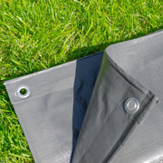 Grey L-Grade Tarpaulin 5m x 5m - Hardware > Hardware Accessories > Tarps Tarpaulins