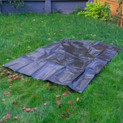 Black/Silver L-Grade Tarpaulin 4m x 5m - Hardware > Hardware Accessories > Tarps Tarpaulins