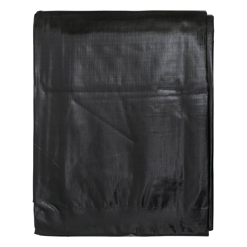 Black/Silver L-Grade Tarpaulin 10m x 12m - Hardware > Hardware Accessories > Tarps Tarpaulins