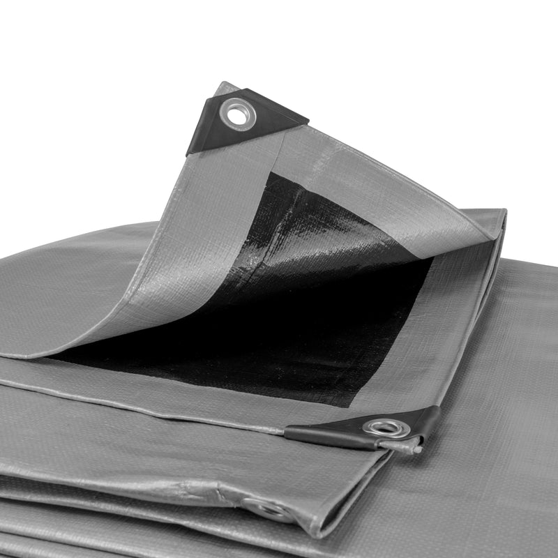 Silver XL-Grade Tarpaulin 2m x 4m - Hardware > Hardware Accessories > Tarps Tarpaulins