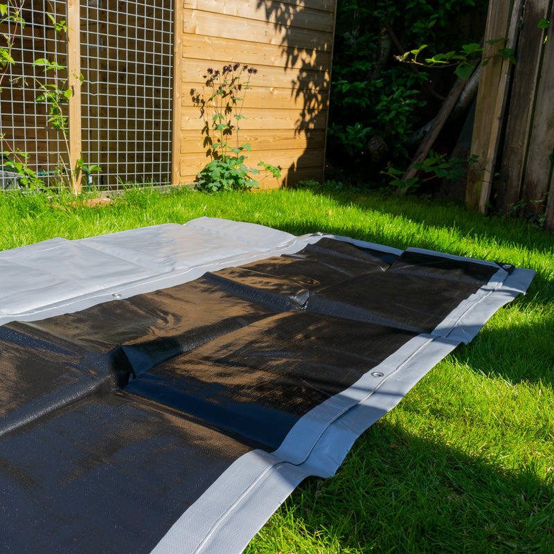 Silver XL-Grade Tarpaulin 6m x 8m - Hardware > Hardware Accessories > Tarps Tarpaulins