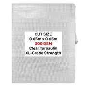 Clear XL-Grade Tarpaulin 0.65m x 0.65m - Hardware > Hardware Accessories > Tarps Tarpaulins
