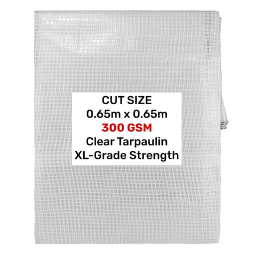 Clear XL-Grade Tarpaulin 0.65m x 0.65m - Hardware > Hardware Accessories > Tarps Tarpaulins
