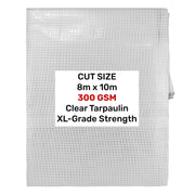 Clear XL-Grade Tarpaulin 8m x 10m - Hardware > Hardware Accessories > Tarps Tarpaulins